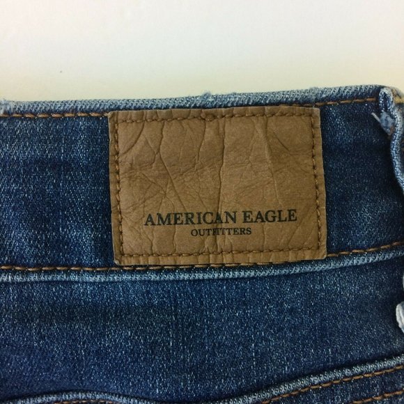 American Eagle Womens Denim Jean Skirt Size 6 Hi-Rise Mini Next Level Stretch - Picture 6 of 9